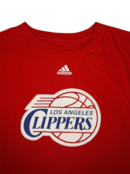 T-shirt Adidas Los Angeles Clipper Rossa American Vintage