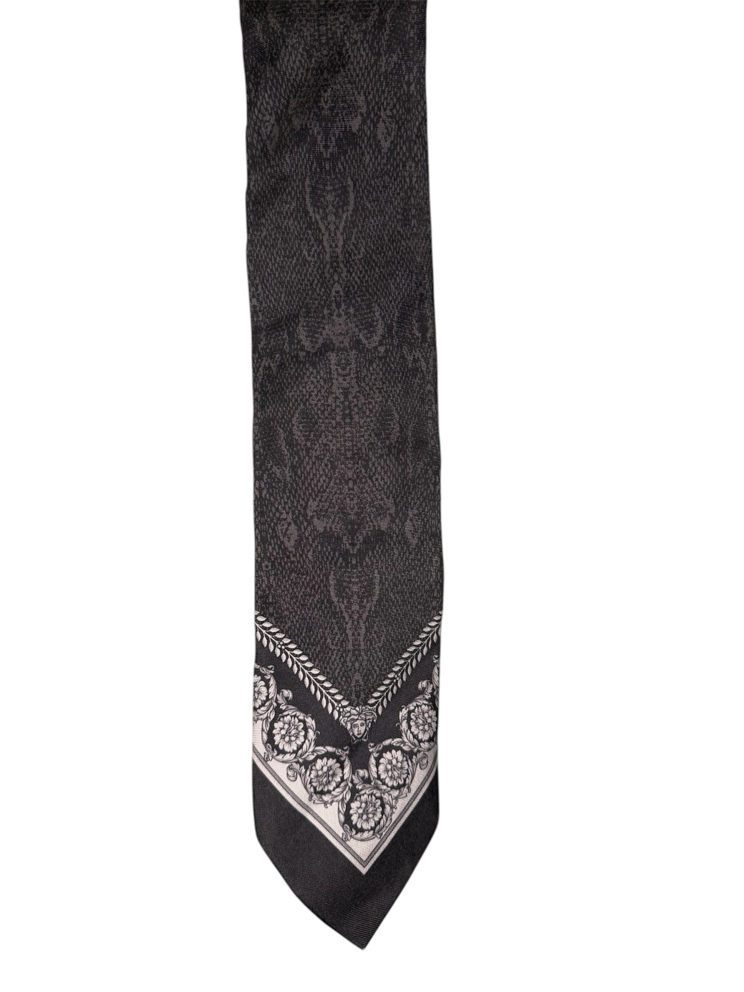 Cravatta Versace Fantasia Pitone
