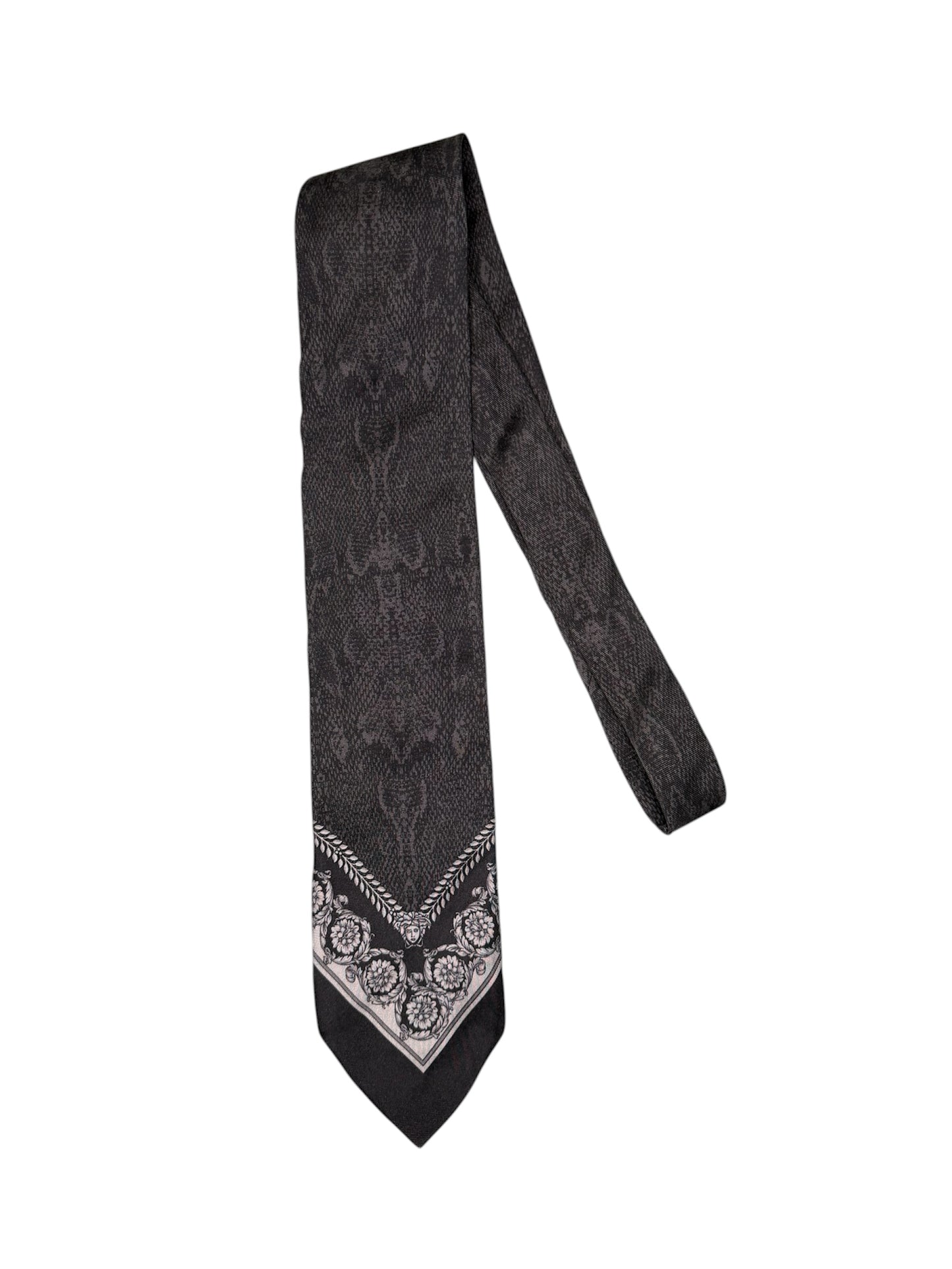 Cravatta Versace Fantasia Pitone