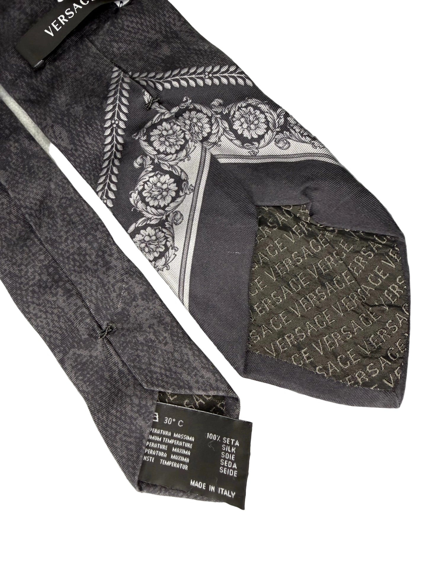 Cravatta Versace Fantasia Pitone