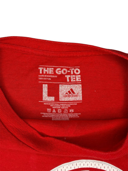 T-shirt Adidas Los Angeles Clipper Rossa American Vintage
