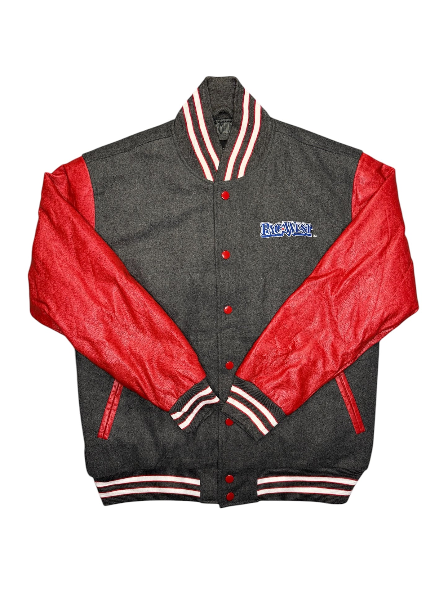 Varsity Jacket Mens Wool Blend Pac West National Champion