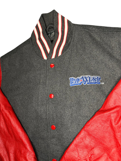 Varsity Jacket Mens Wool Blend Pac West National Champion