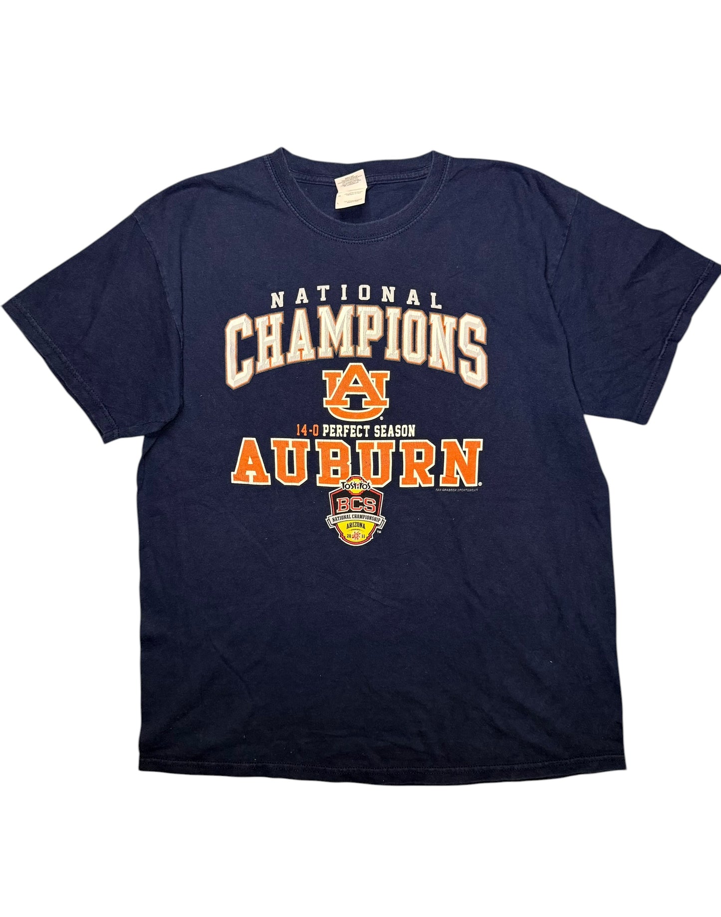 maglietta celebrativa del campionato nazionale di football americano della Auburn University 2010